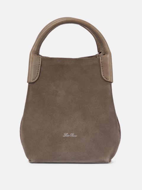 Loro Piana Bale Fine-Grain Leather Crossbody Bag