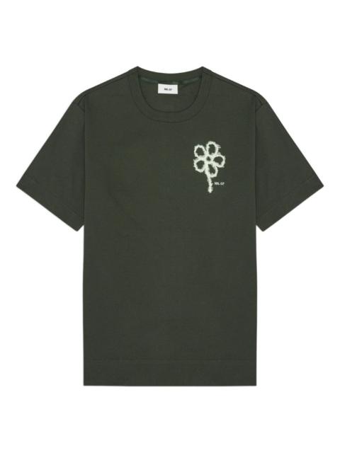 NN07 floral-embroidered T-shirt