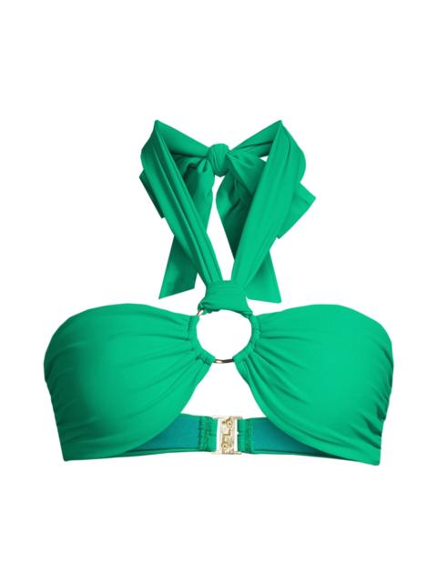 RAMY BROOK Women's Marie Bikini Top - Palm Green