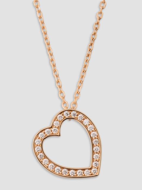 REPOSSI Women's Antifer 18K Rose Gold & 0.12 TCW Diamond Heart Pendant Necklace - Pink Gold