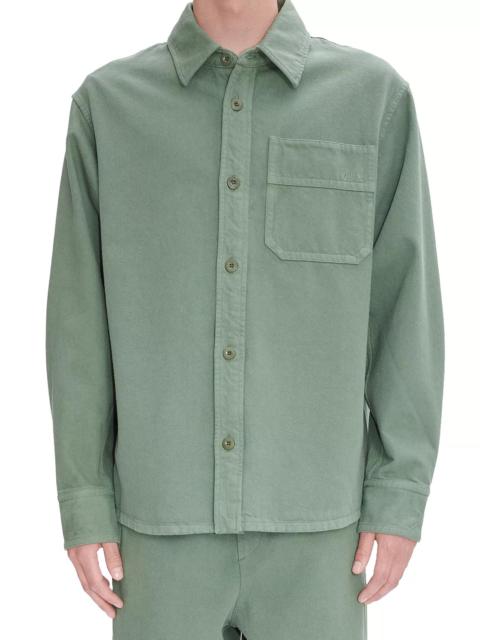 Basile Brodee Surchemise Button Front Long Sleeve Shirt