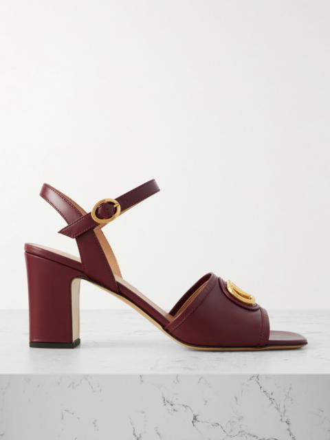 Valentino Vlogo 75 Leather Sandals