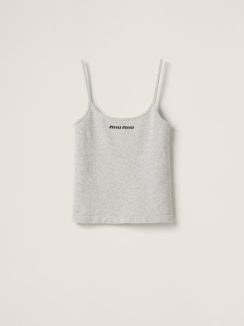 Miu Miu Seamless mélange top