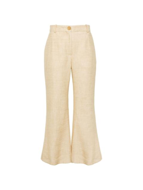BY MALENE BIRGER Caras linen blend flared trousers