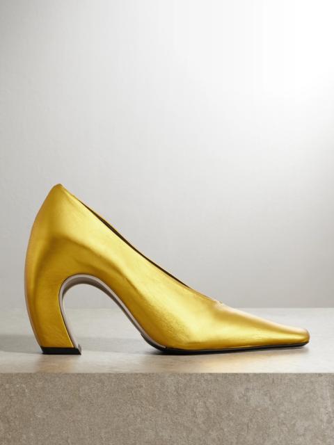 Jil Sander Metallic Leather Pumps