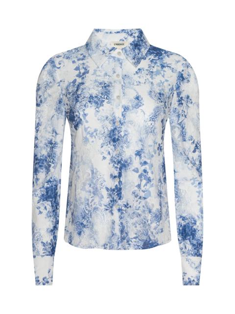 L'AGENCE Maia Lace Blouse