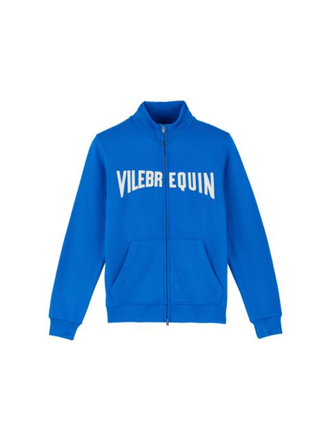 Vilebrequin Men Cotton Full Zip Sweatshirt Embroidered Logo