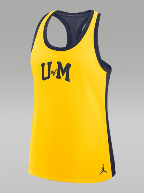 Jordan Michigan Women's Jordan Brand Dri-FIT College Racerback Tank Top