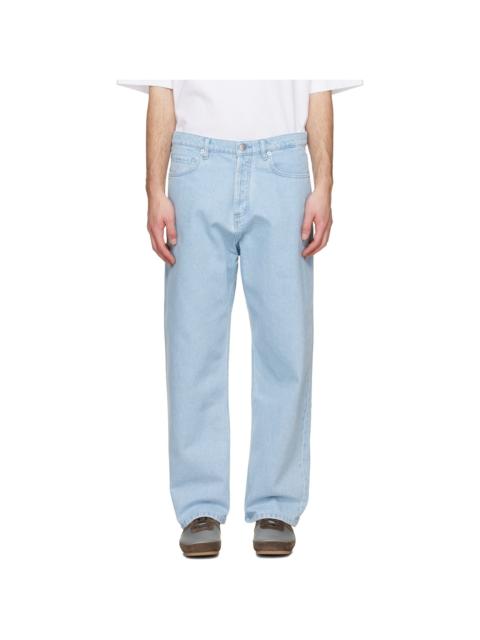 Maison Kitsuné Blue Wide Jeans
