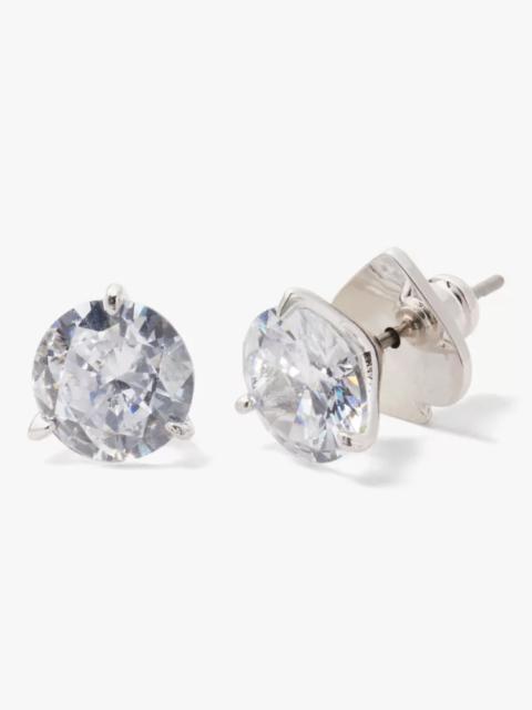kate spade Brilliant Statements Tri-prong Studs