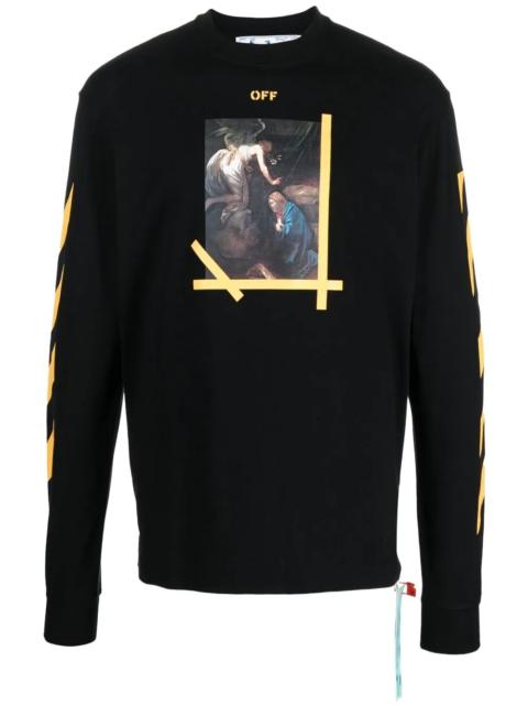 Off-White Caravaggio painting cotton T-shirt