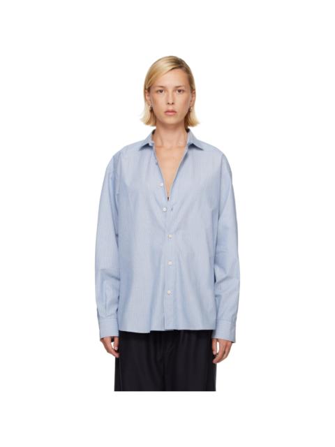BASERANGE Blue & White Claude Shirt