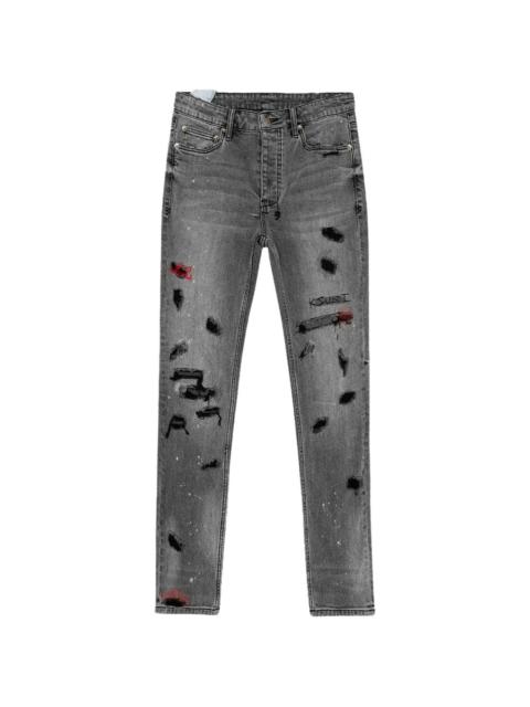 Ksubi x Juice Wrld Chitch Trashed Devil jeans