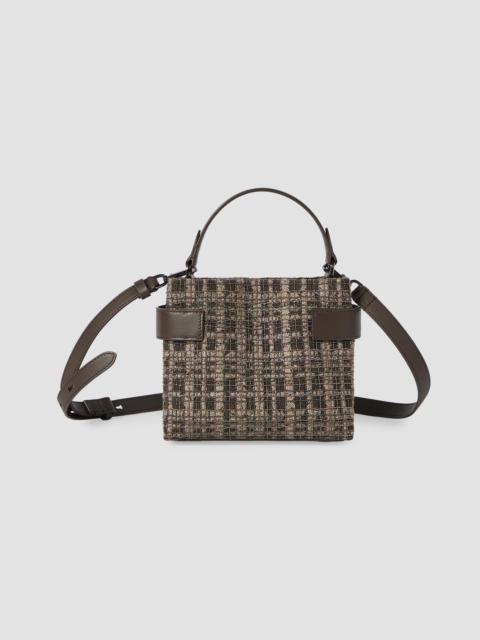 Brunello Cucinelli Women's Essence Small Top Handle Bag in Suede - Brown