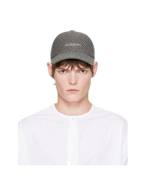 JACQUEMUS Beige & Navy 'The Gadjo baseball' Cap