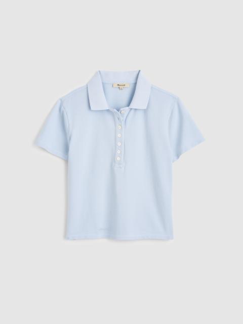 Madewell Shrunken Polo in Cotton Pique