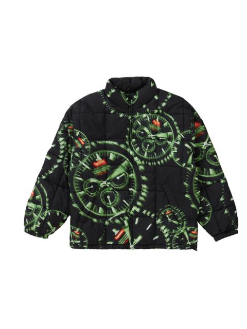 Supreme Supreme Watches Reversible Puffy Jacket Black