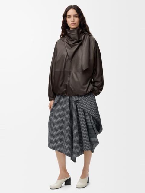 Loewe Scarf jacket in nappa calfskin