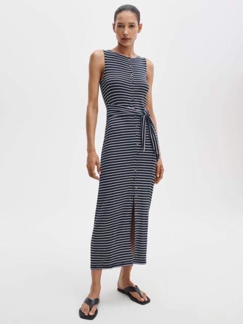 rag & bone The Knit Buttoned Striped Dress
