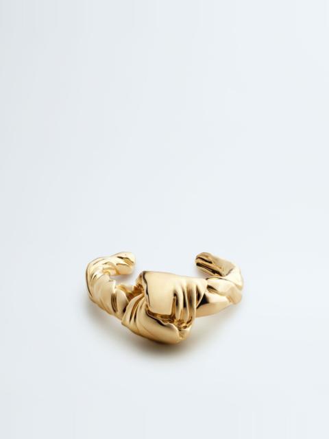 Bottega Veneta Large Knot Cuff Bracelet