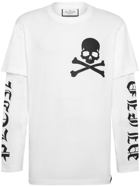 PHILIPP PLEIN skull-print cotton T-shirt