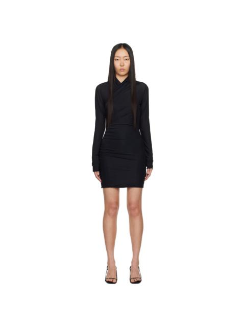 GAUGE81 Black Asites Minidress