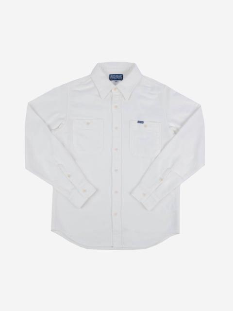 Iron Heart IHSH-279-WHT 7oz Soft Flannel Work Shirt - White