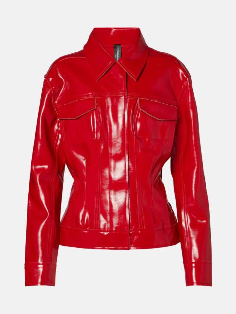 NORMA KAMALI Faux leather jacket