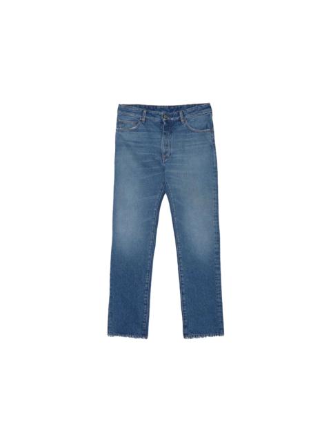 Palm Angels Palm Angels Bandana Straight Fit Jeans Blue