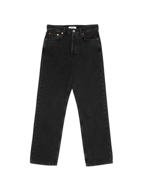 RE/DONE pocketed straight-leg jeans