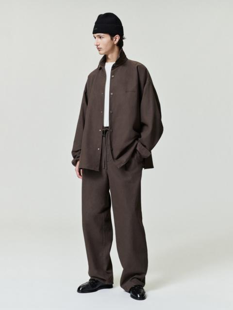 ESSENTIALS Cotton Canvas Overshirt