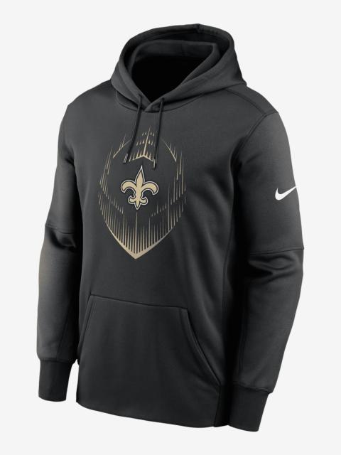Nike New Orleans Saints Icon Men’s Nike Therma NFL Pullover Hoodie