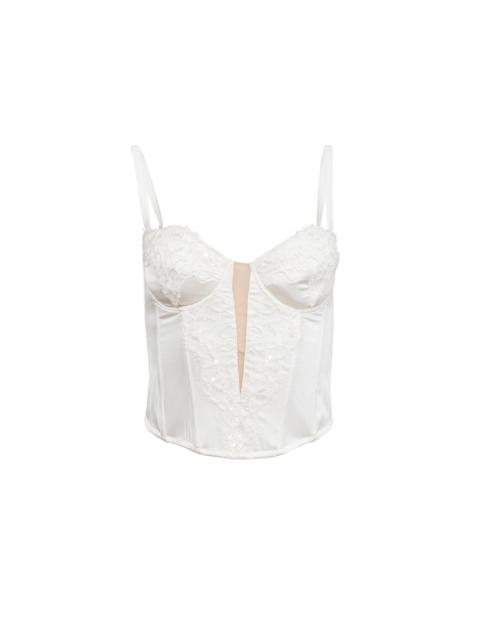 Fleur du Mal Daphne Silk Bustier