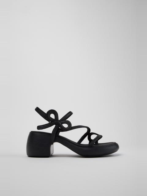CAMPERLAB Black Leather Sandals for Women.