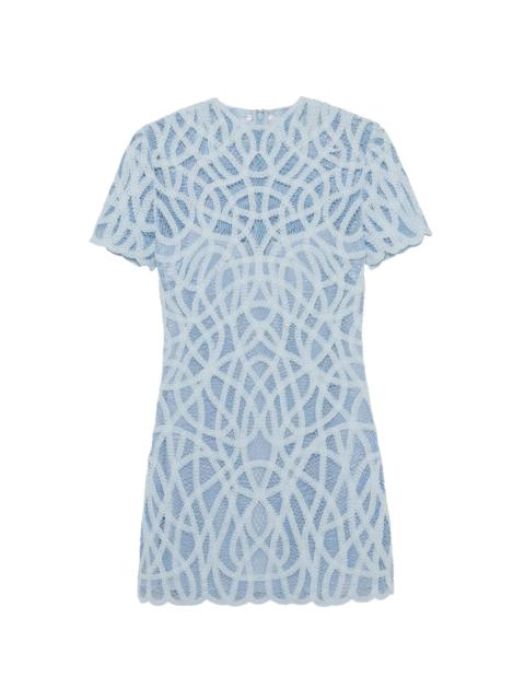 SIMKHAI Women's Desiree Cotton Macramé Minidress - Periwinkle Multi