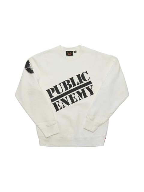 Supreme Supreme UNDERCOVER/Public Enemy Crewneck Sweatshirt White