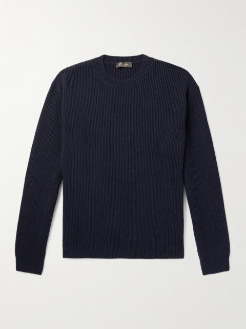 Loro Piana Fobello Ribbed Cashmere Sweater