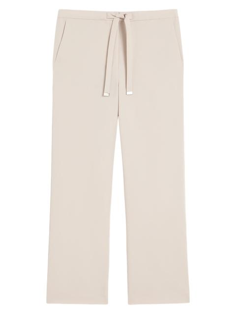 Max Mara Women's Wool Gabardine Trousers - Natural
