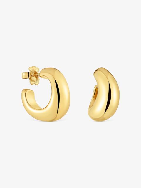 TOUS Hoop earrings with 18K gold vermeil Galia Basics