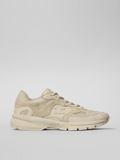 CELINE RUNNER SNEAKER IN CALFSKIN, SUEDE CALFSKIN AND MESH