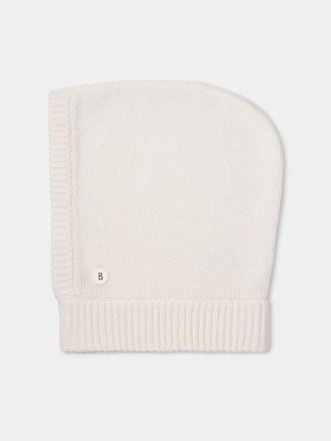 BOGNER Berny Virgin Wool and Cashmere Balaclava in Off-White