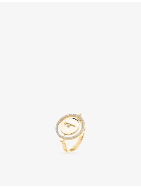 MESSIKA Lucky Move 18ct Gold And 0.17ct Diamond Ring