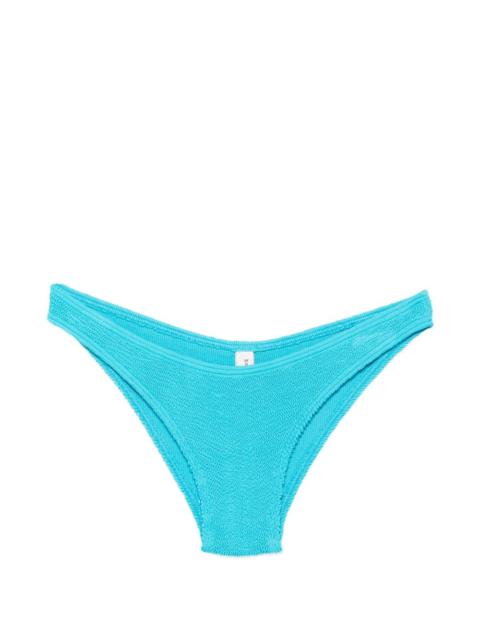 bond-eye Sign textured bikini bottoms