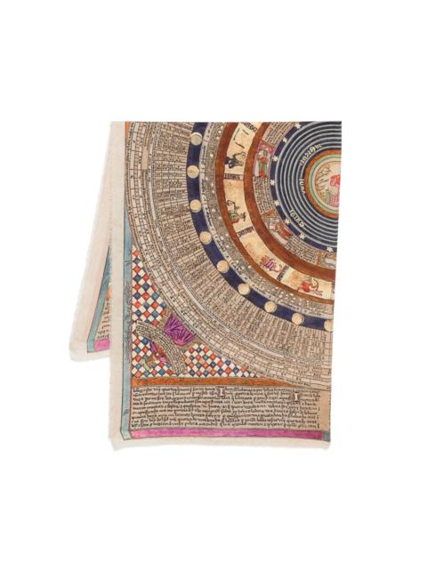 Faliero Sarti graphic-print scarf