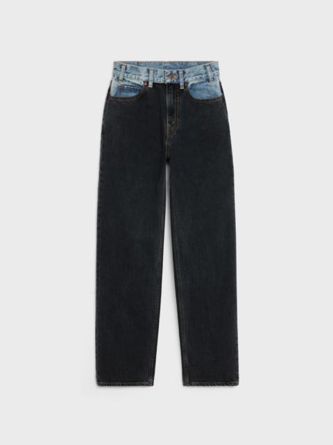 CELINE MARGARET JEANS IN TWO-TONE WONDER WASH