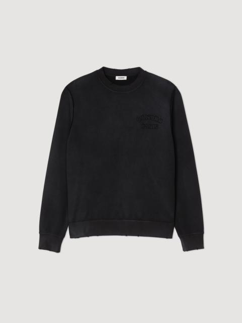 Sandro PATCH SWEATSHIRT