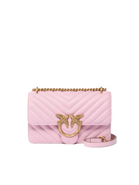PINKO Love One Mini chevron cross body bag