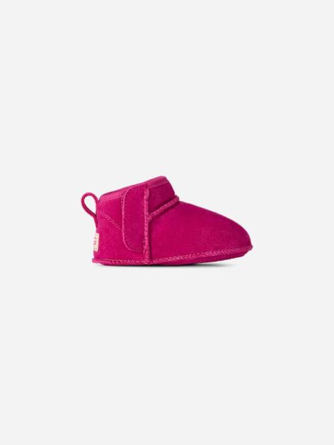 UGG ® Infants' Classic Ultra Mini Suede Classic Boots in Dark Peony