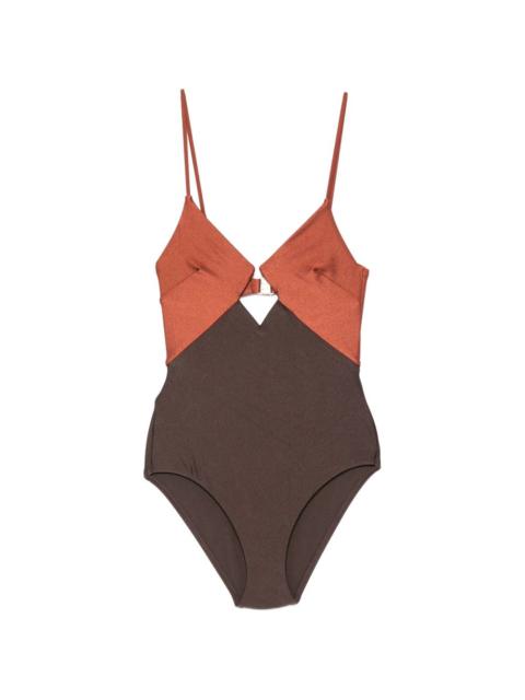 Zimmermann Aster cut-out swimsuit