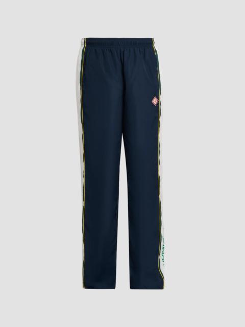 CASABLANCA Men's Side Stripe Track Pants - Navy Green White